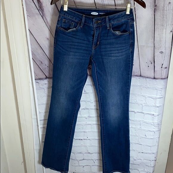 Old navy kicker boot-cut mid rise jeans - Picture 1 of 4